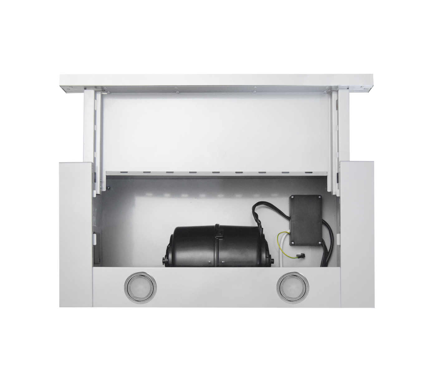 Mastercook SOLARIS 700(60) IX LED hota telescopica, eficienta 700 m3/ora, latime 52 cm, LED - imagine 4