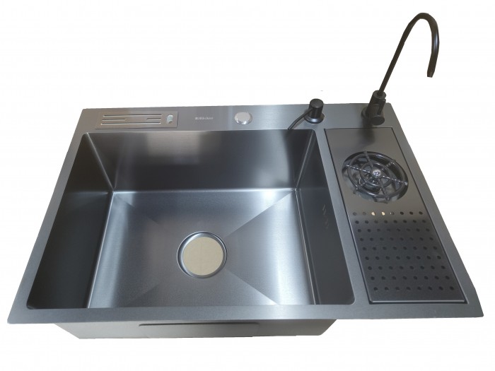 Backer Drye 680-45019 Nano Black Backer PVD  металлическая  мойка для кухни — изображение 1