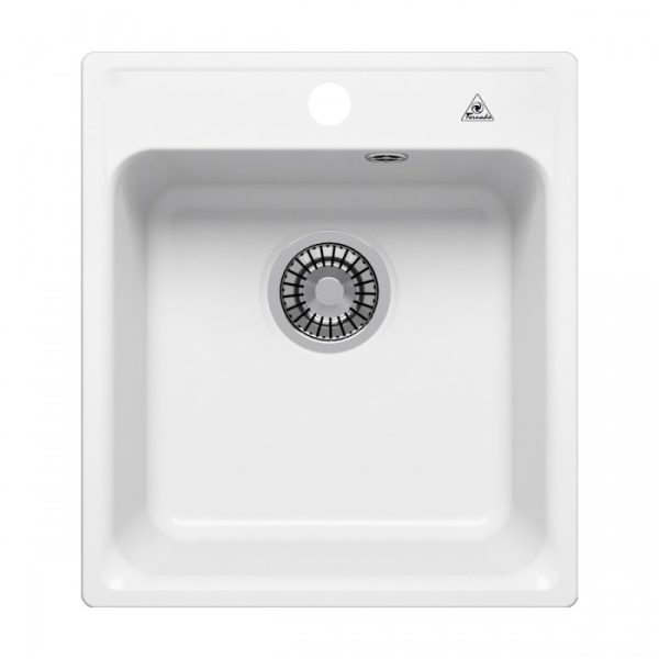 Tonado QUARTZ S430 WHITE гранитная кухонная мойка