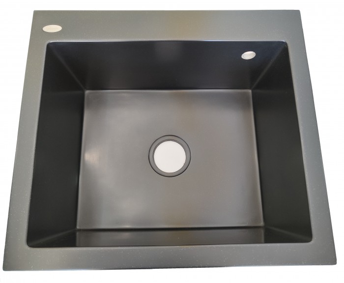 Tonado NIKOLI 510*565 OBSIDIAN Chiuvetă de bucătărie - Image 1