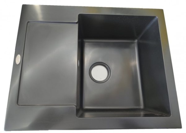 Tonado SOFIA 620*500 BLACK  гранитная кухонная мойка