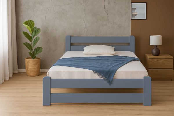 Деревянная кровать Лира 120x200 Бук серый