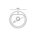 Tonado QUARTZ D480 IVORY гранитная кухонная мойка — изображение 2