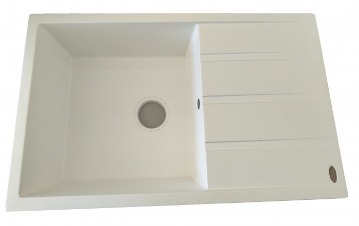 Tonado MELISSA 800*500 SNOW  гранитная кухонная мойка — изображение 1
