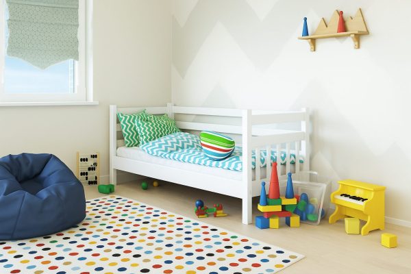 Детская кровать Mebel Lev Умка бук белый с матрасом 90x200 cm