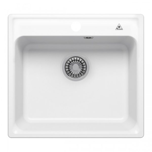 Tonado QUARTZ S530 WHITE гранитная кухонная мойка