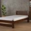 Деревянная кровать Лира 90x200 Бук Темный орех