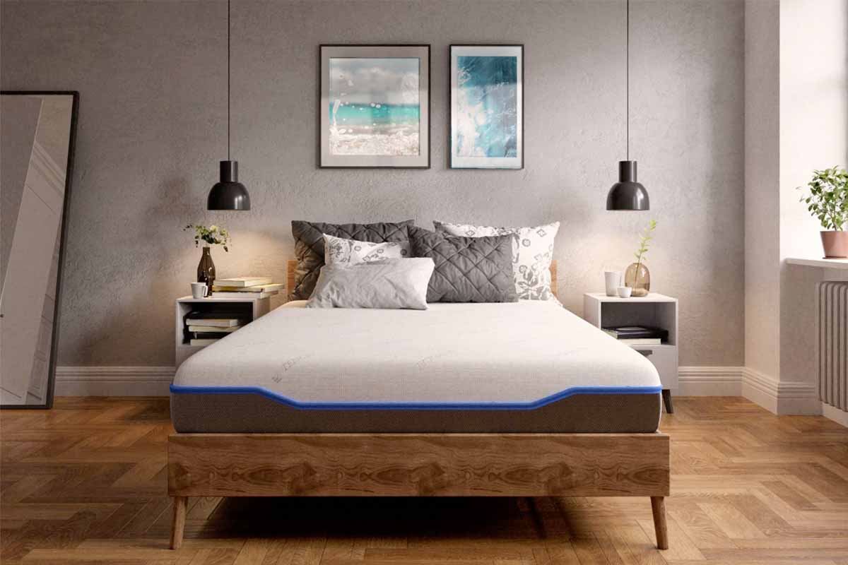 Матрас ортопедический Somnart Domine Tencel Ultra Pocket Multilayer с пеной памяти, высота 24 см, с независимыми пружинами, средней жесткости — изображение 4