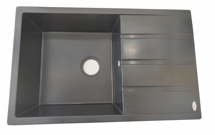 Tonado MELISSA 800*500 BLACK  гранитная кухонная мойка — изображение 1