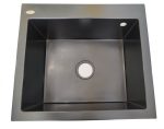 Tonado NIKOLI 510*565 BLACK  гранитная кухонная мойка