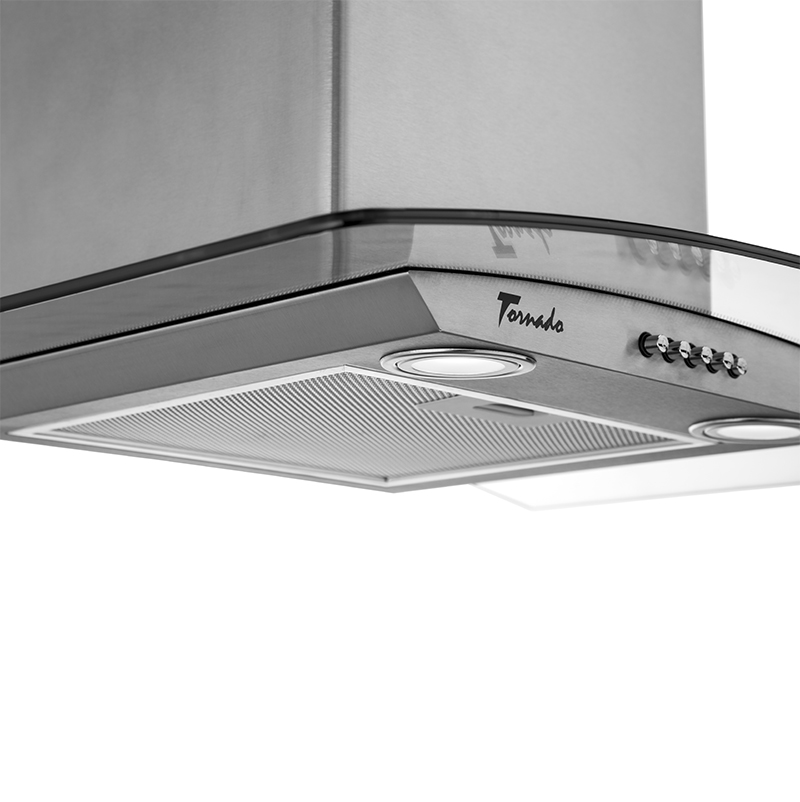 Вытяжка Tornado EVA 1200(60) IX LED  нержавейка  купольная  1200 м3 час — изображение 2