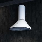 Вытяжка Tornado VIOLA 750(50) WH LED белая 50см  купольная  750 м3 час — изображение 3