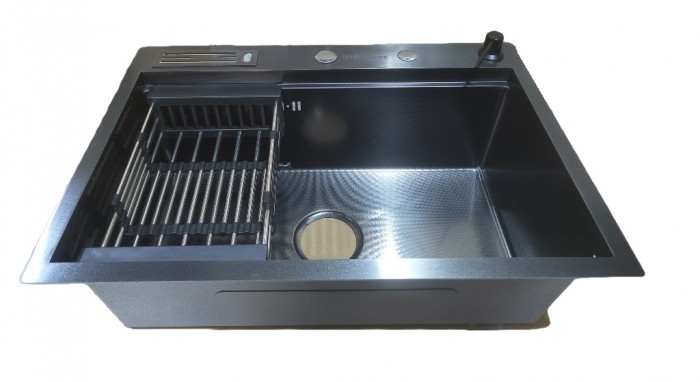 Backer Basic 650-45031 Titan Nano Black Chiuvetă de bucătărie - Image 1