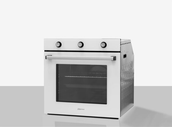 Духовка встраиваемая Mastercook LIRA MC-71M8 WHITE GLASS белого цвета