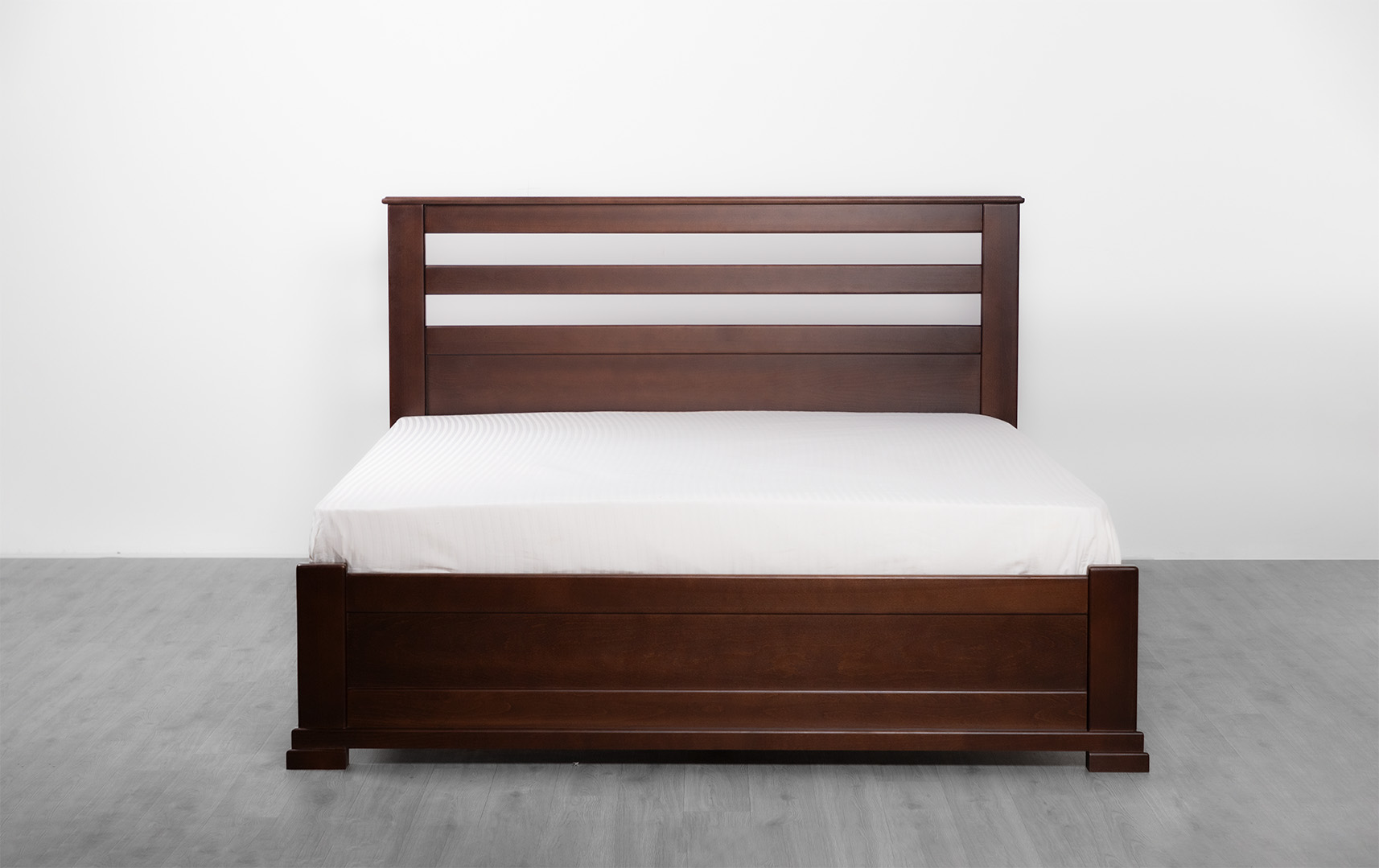 Pat lemn fag masiv LORD 180-200 nuc închis, cumpar in Chisinau