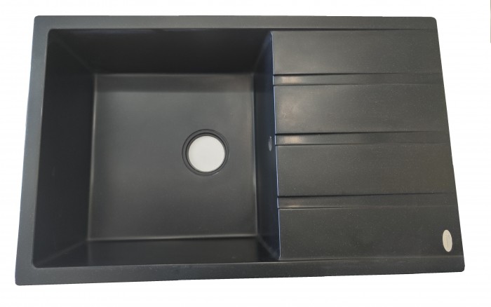 Tonado MELISSA 800*500 OBSIDIAN  гранитная кухонная мойка — изображение 1