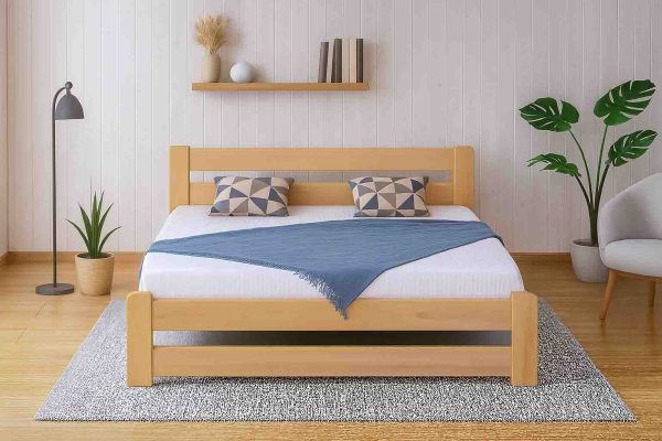 Деревянная кровать Лира 160x200 Бук Натуральный