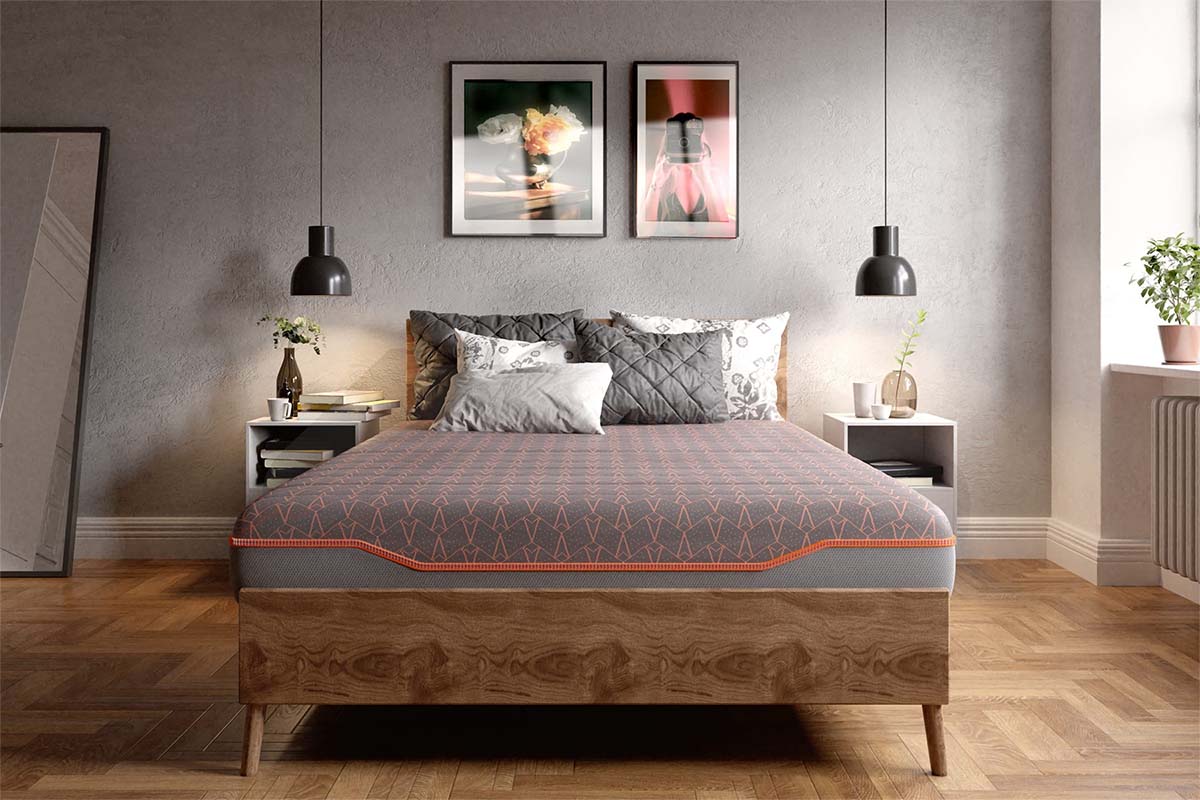 Saltea ortopedică Somnart Premium Pocket Multilayer cu memorie și arcuri individuale, înălțime 24 cm, husă detașabilă, duritate medu - imagine 3