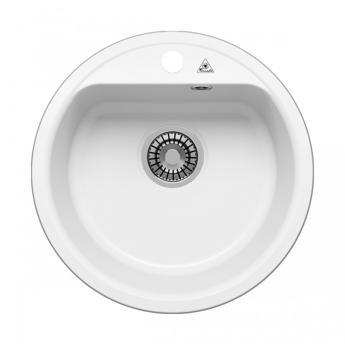 Tonado QUARTZ D480 WHITE гранитная кухонная мойка — изображение 1