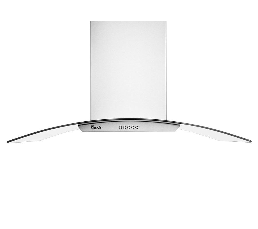 Вытяжка Tornado EVA 1200(90) IX LED  нержавейка  купольная  1200 м3 час — изображение 2