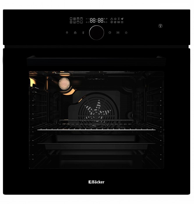 Backer RIKI 16 AirSteam SOFT BL GL Backer Духовка электрическая встраиваемая — изображение 1