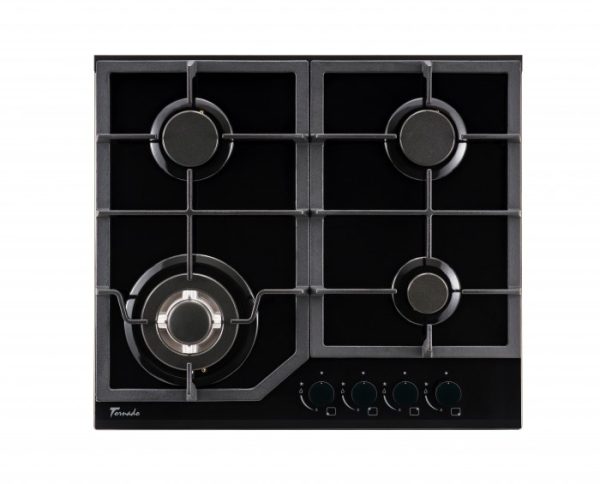 Tornado TR4033 BLACK GLASS Плита газовая встраиваемая