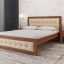 Pat din fag masiv cu spătar moale MADRID 50 Plus. Кровать из бука с мягким изголовьем MAДРИД 50 Плюс