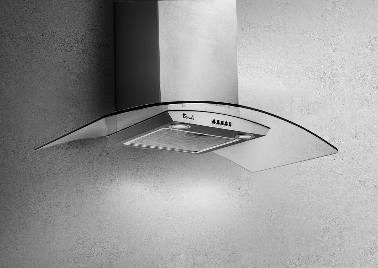 Вытяжка Tornado EVA 1200(90) IX LED  нержавейка  купольная  1200 м3 час — изображение 3