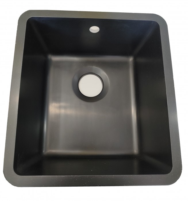 Tonado BARBARA 460*420 Obsidian  гранитная кухонная мойка — изображение 1