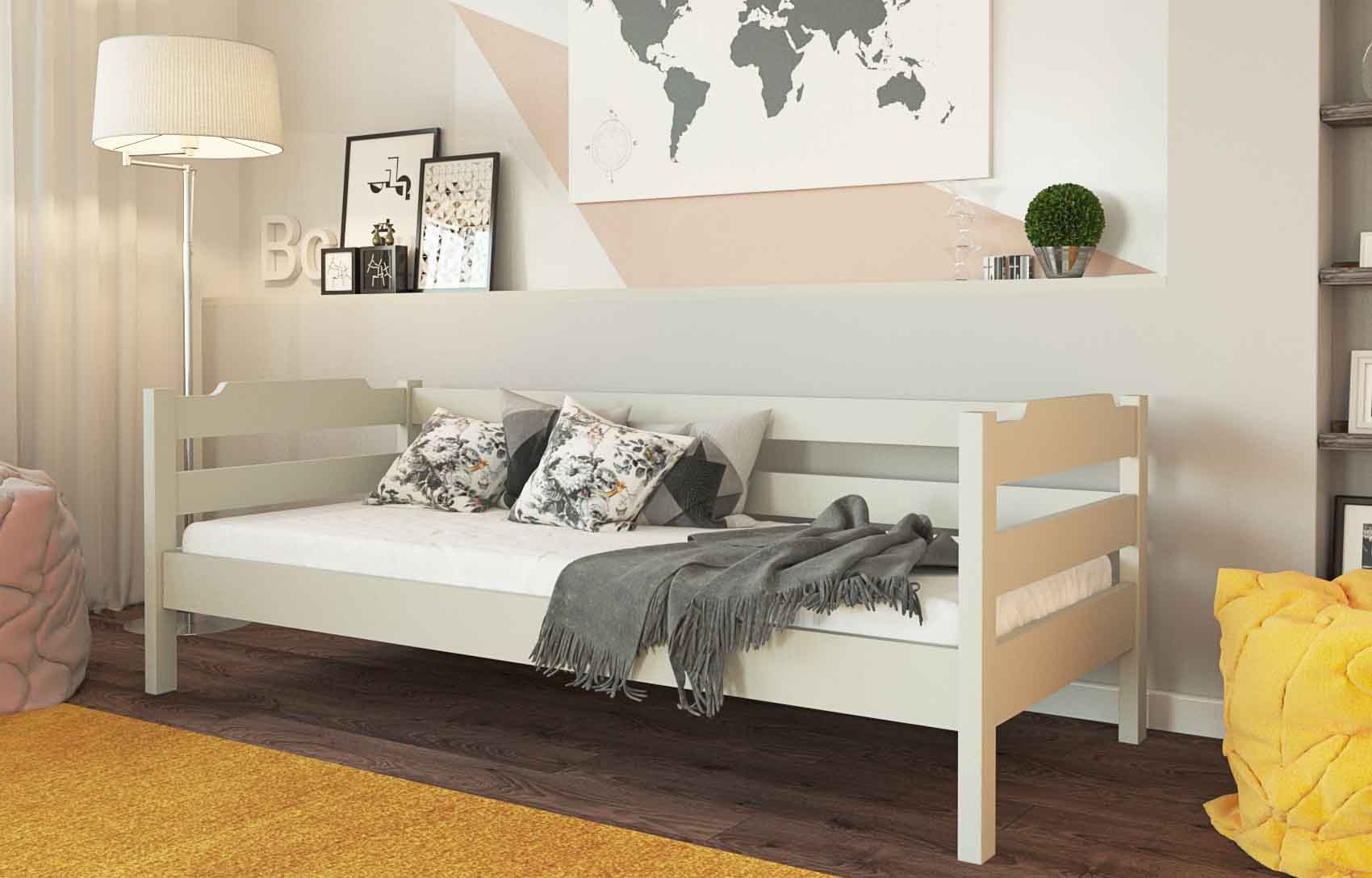 Деревянная детская кровать Mebel Lev Милена 90x200 см