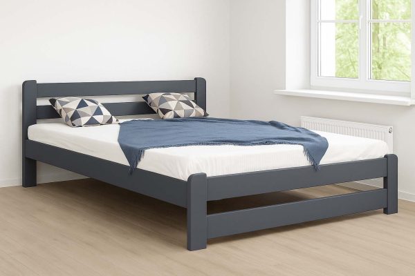 Деревянная кровать Лира 140x200 Бук Серый