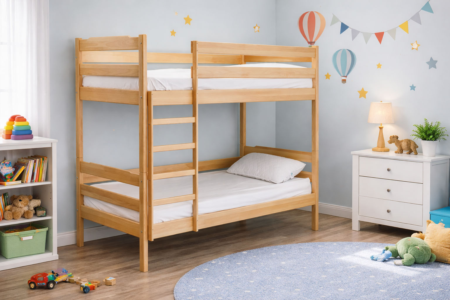 Двухъярусная детская кровать Милена 2h, высота 185 см