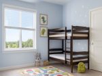 Двухъярусная детская кровåçать Милена 2h темный орех